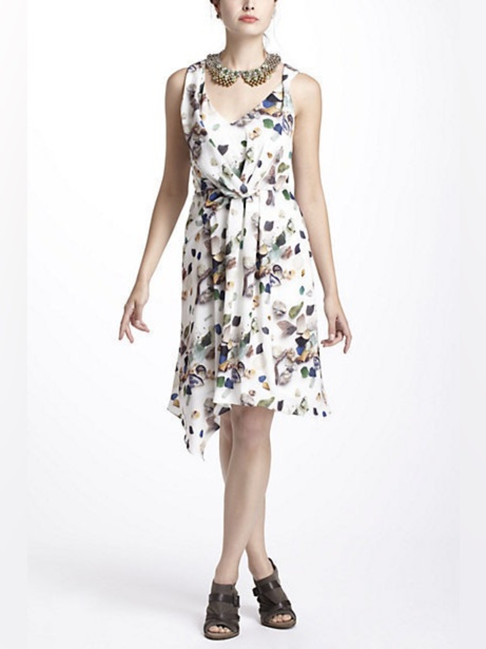 Meadow Rue Anthropologie Beach Treasures Midi Dress